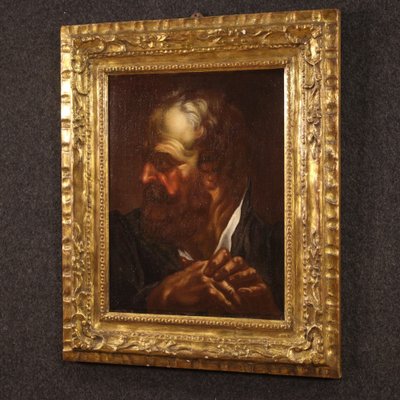 Male Profile, 1730, Oil on Canvas, Framed-RP-1819450