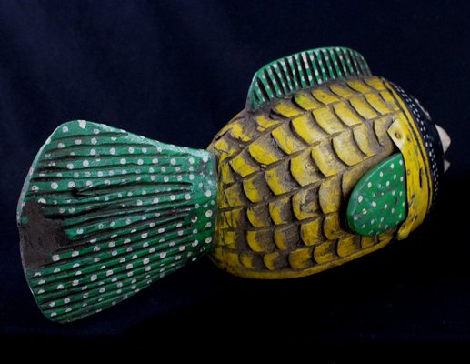 Mali Bozo Culture Fish Puppet-KHH-1202024