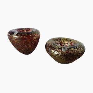 Maltese Glass Ashtrays rom Mdina, 1960s, Set of 2-RDW-632387