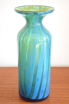 Maltese Glass Vase by Michael Harris for Mdina, 1970s-OV-1020124