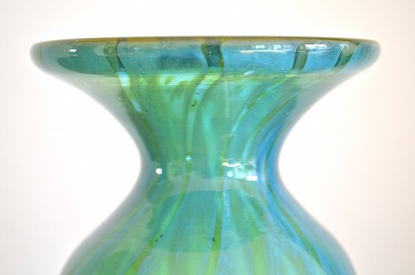 Maltese Glass Vase by Michael Harris for Mdina, 1970s-OV-1020124