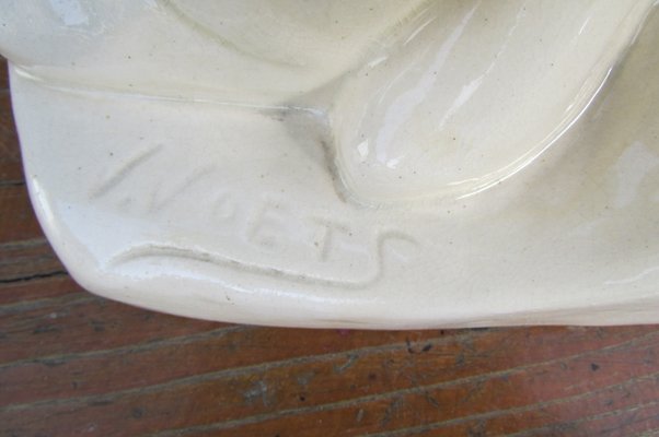 Man Sitting by Victor Voets, Ceramic, 1882-1950-RDN-843603