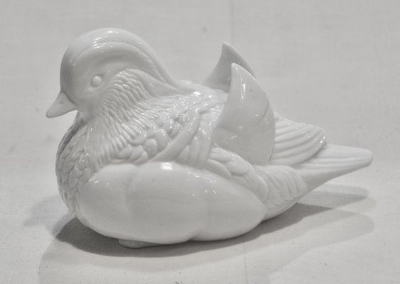 Mandarin Duck in Porcelain, 1970s-ROJ-2041051