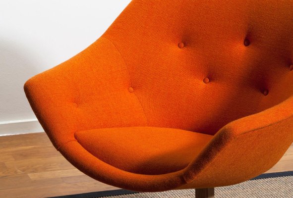 Mandarini Swivel Armchair by Carl Gustaf Hiort and Nanna Ditzel, 1960s-JE-884047