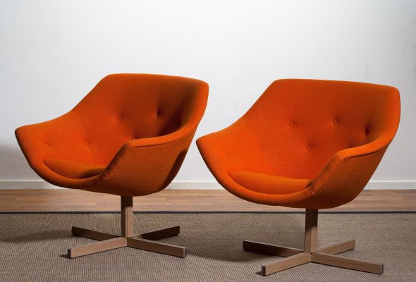 Mandarini Swivel Armchair by Carl Gustaf Hiort and Nanna Ditzel, 1960s-JE-884047