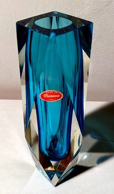 Mandruzzato Murano Glass Vase, 1960-QRS-2019772