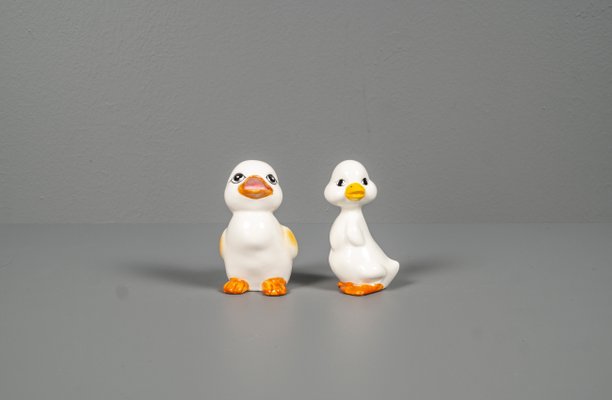 Manga Porcelain Ducks, Taiwan, 1970s, Set of 2-VLO-1180221