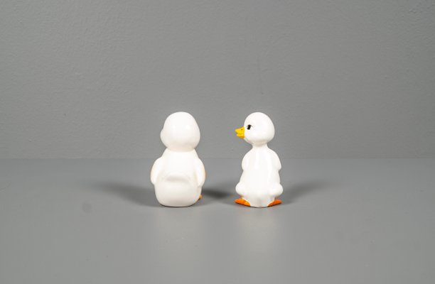 Manga Porcelain Ducks, Taiwan, 1970s, Set of 2-VLO-1180221