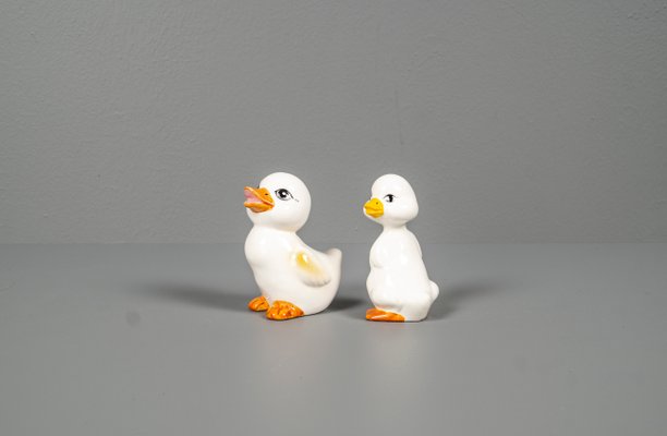 Manga Porcelain Ducks, Taiwan, 1970s, Set of 2-VLO-1180221