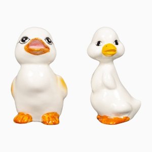 Manga Porcelain Ducks, Taiwan, 1970s, Set of 2-VLO-1180221