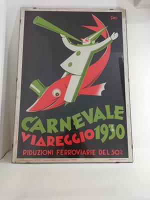 Manifesto Carnevale di Viareggio Poster by Siro a.p.e. Florence, Italy, 1930-HNE-1336342