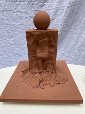 Mansau - Sculpture of Female Body - 1990-RJQ-909018