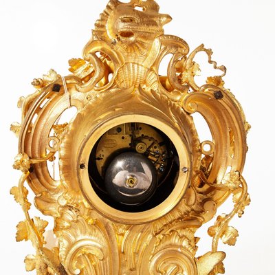 Mantel Clock in the Style of Louis XV-WMV-1127246