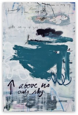 Manuela Karin Knaut, Above Us Only Sky, Acrylic & Mixed Media on Canvas, 2020-RMD-1443983