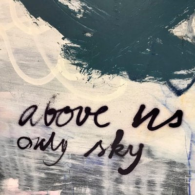 Manuela Karin Knaut, Above Us Only Sky, Acrylic & Mixed Media on Canvas, 2020-RMD-1443983