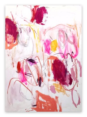 Manuela Karin Knaut, Sherbet Powder, Acrylic & Mixed Media on Canvas, 2022-RMD-1444061