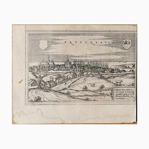 Map of Broversavia - Original Etching by George Braun - Late 16th Century 16th Century-ZCI-757800