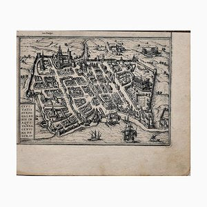 Map of Burdegalen - Original Etching by George Braun - 1575 ca. 1575 ca.-ZCI-757795