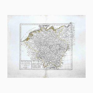 Map of Germany, Original Etching, 1820-ZCI-1326700