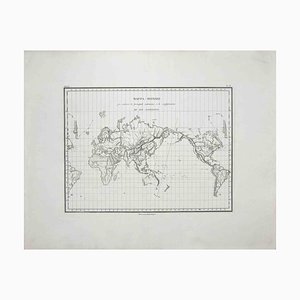 Map of the World, Original Etching, 1820-ZCI-1326701