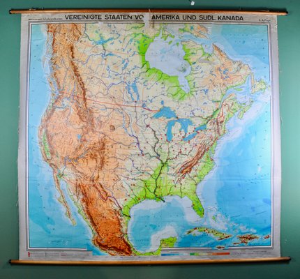 Map of United States by Georg Westermann, 1966-ROJ-604213