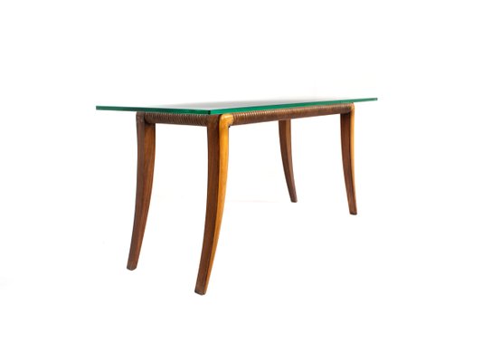 Maple and Wood Coffee Table by Osvaldo Borsani, Italy, 1940s-UQV-868350