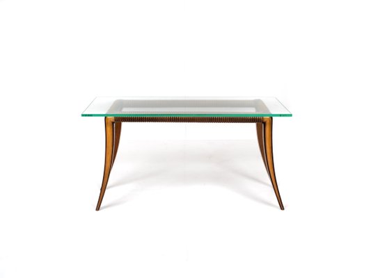 Maple and Wood Coffee Table by Osvaldo Borsani, Italy, 1940s-UQV-868350