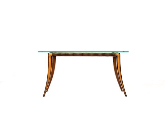 Maple and Wood Coffee Table by Osvaldo Borsani, Italy, 1940s-UQV-868350