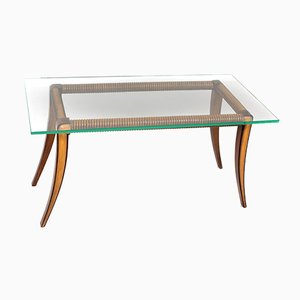 Maple and Wood Coffee Table by Osvaldo Borsani, Italy, 1940s-UQV-868350