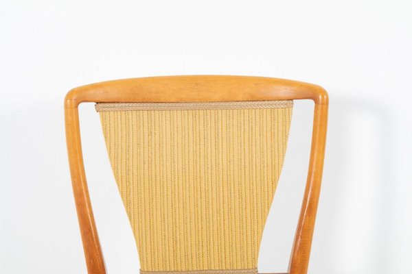 Maple Frame Chairs by David Rosen for Nordiska Kompaniet, 1960s, Set of 4-KMC-920499