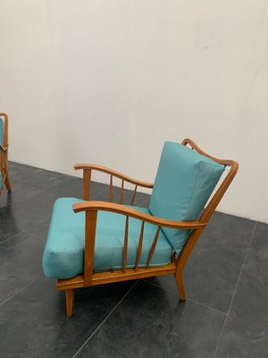 Maple Lounge Chairs by Paolo Buffa, 1950s, Set of 3-IJR-736593