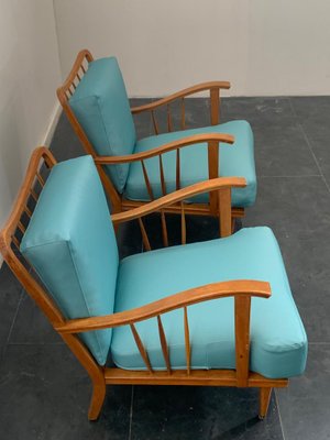 Maple Lounge Chairs by Paolo Buffa, 1950s, Set of 3-IJR-736593