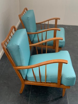 Maple Lounge Chairs by Paolo Buffa, 1950s, Set of 3-IJR-736593