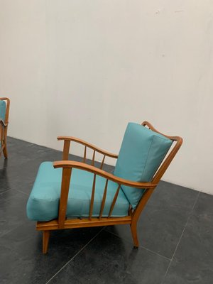 Maple Lounge Chairs by Paolo Buffa, 1950s, Set of 3-IJR-736593