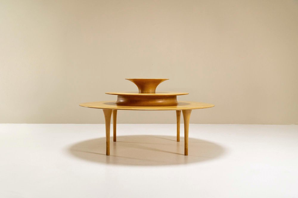 Maple Wood Coffee Table by Nanna Ditzel for BRDR. Kruger, Denmark, 1980s