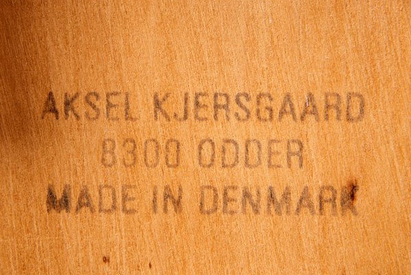 Maple Wood Coffee Tables attributed to Aksel Kjersgaard for Aksel Kjersgaard, Denmark, 1970s, Set of 2-SFD-1818878