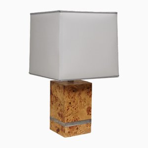 Maple Wood Table Lamp by Tommaso Barbi, 1980s-UH-1750130