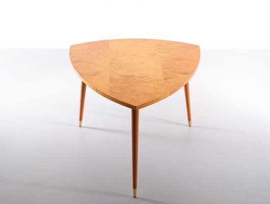 Maple Wood Triangle Coffee Table 1950s Holland from Pastoe, 1958-GCG-1703542