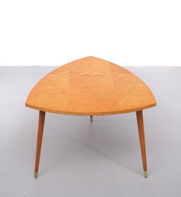 Maple Wood Triangle Coffee Table 1950s Holland from Pastoe, 1958-GCG-1703542