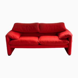 Maralunga 2-Seater Sofa by Vico Magistretti for Cassina, 1980s-GQD-2040572