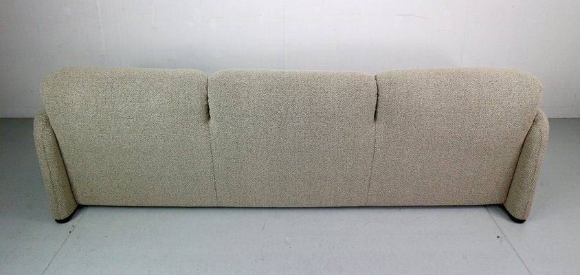 Maralunga 3-Seater Sofa and Footstool by Vico Magistretti for Cassina, 1970, Set of 2-DT-2026232