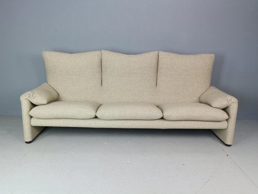 Maralunga 3-Seater Sofa by Vico Magistretti for Cassina, 1970-DT-2026212