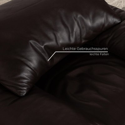 Maralunga Leather Armchair in Dark Brown from Cassina-RQW-2036302