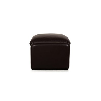 Maralunga Leather Armchair Set in Dark Brown from Cassina, Set of 2-RQW-2036343