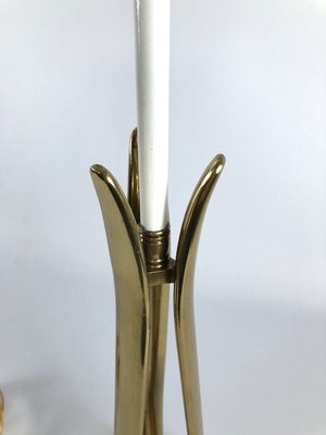 Marble and Brass Table Lamp, 1950s-OT-830460