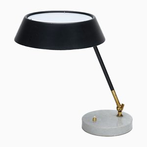 Marble and Brass Table Lamp from Stilux Milano, 1950s-WCH-1003677