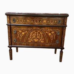 Marble and Inlay Commode / Chest of Drawers-NSG-2028699