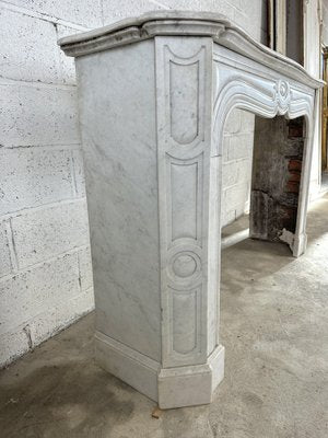 Marble Chimney Mantel, 1890s-AXR-1747016