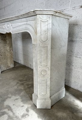 Marble Chimney Mantel, 1890s-AXR-1747016