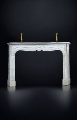 Marble Chimney Mantel, 1890s-AXR-1747016